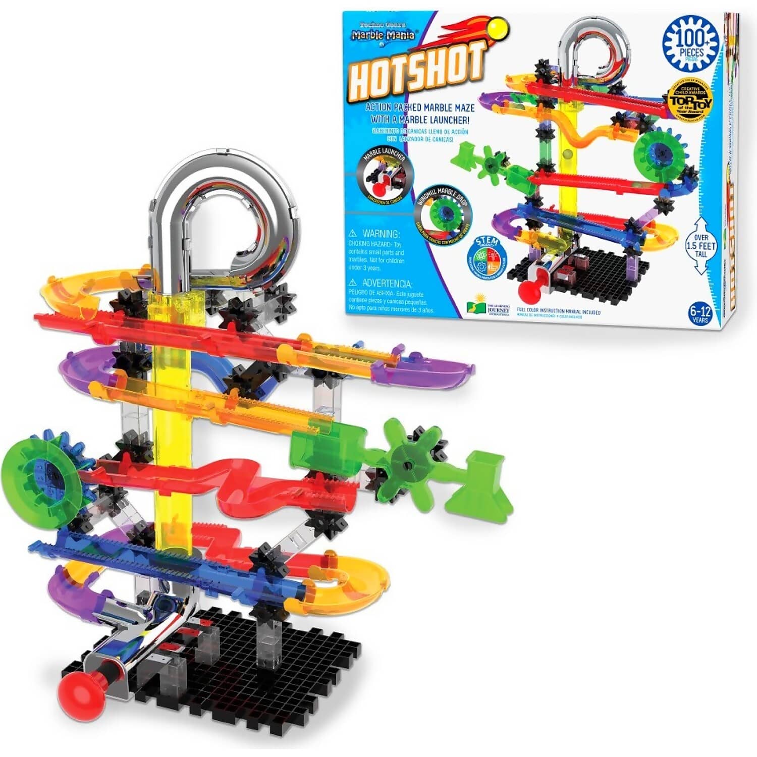 The Learning Journey - Techno Gears Marble Mania - Hotshot (100+ Pcs)