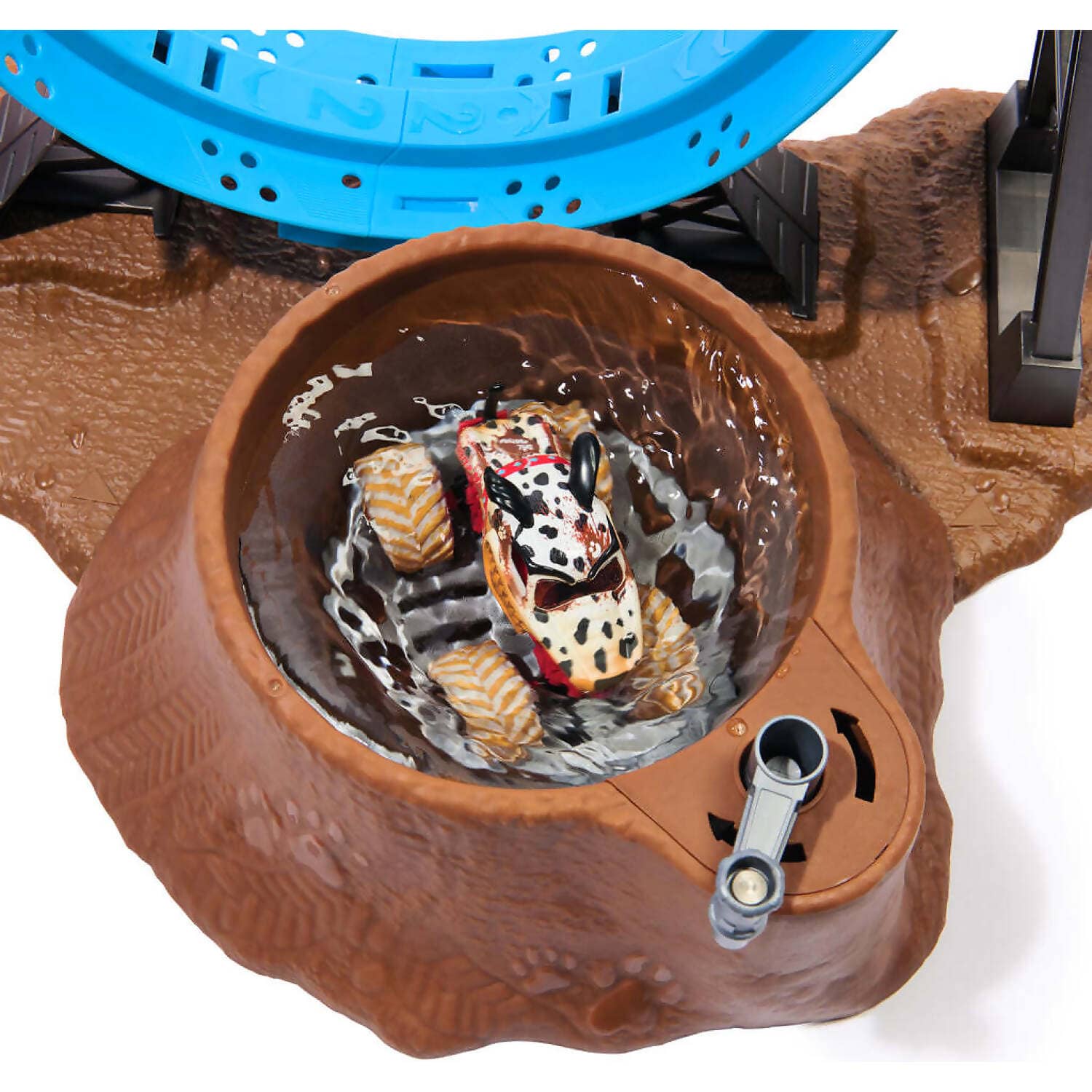 Monster Jam - 1:64 Mud Blasters Dunk Tank Playset - Monster Mutt Dalmation - Spin Master - Image 5