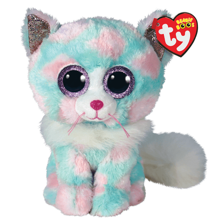 Ty Beanie Boos - Opal - Pastel Cat 15cm Small
