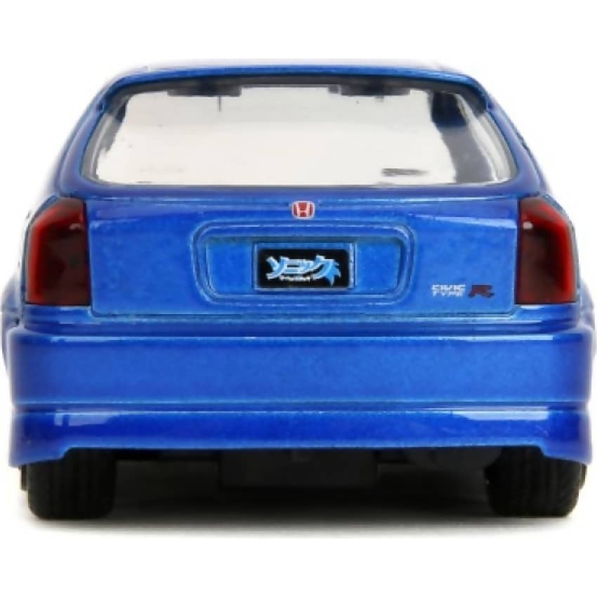 Jada Toys - Sonic The Hedgehog 1997 Honda Civic Type-R 1:32 Scale Diecast Vehicle - Image 3