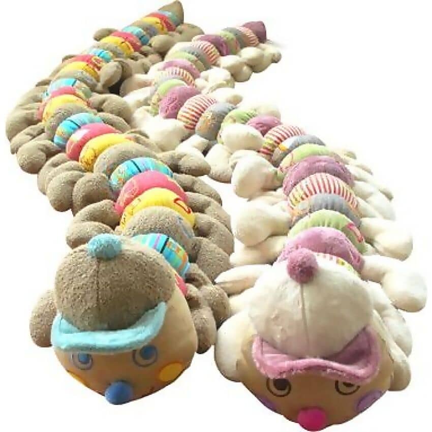 Cotton Candy - Baby Boo Alphabet Caterpillar 160cm Plush Assorted (1 Unit Only Will Be Selected At Random)