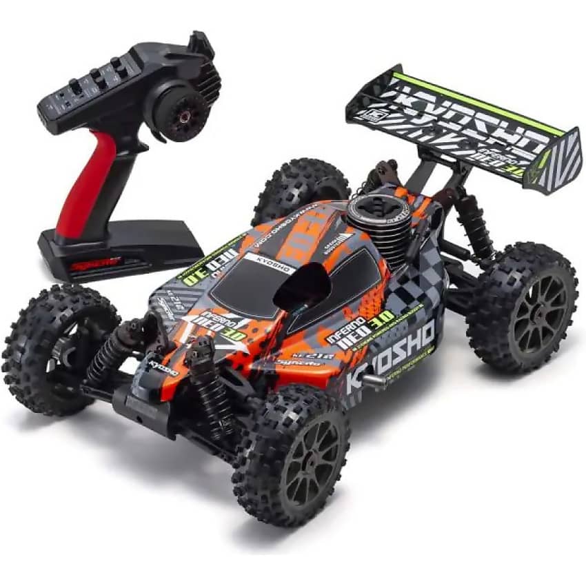 Kyosho - 1/8 GP 4WD RS INFERNO NEO 3.0 RED T5 - Remote Control Racing Buggy