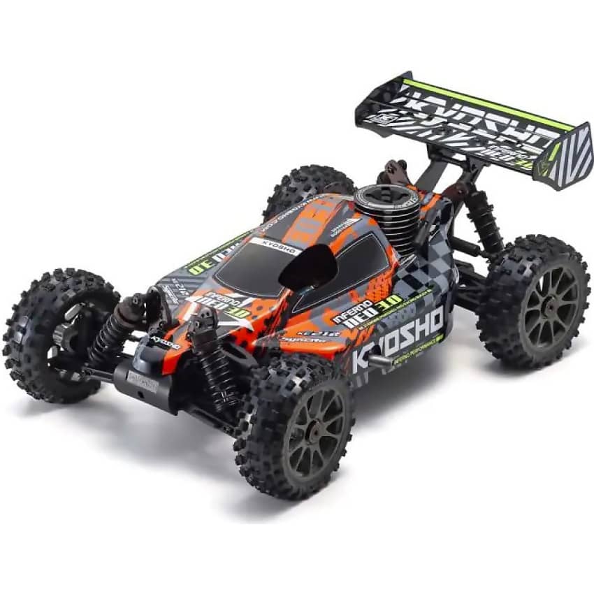 Kyosho - 1/8 GP 4WD RS INFERNO NEO 3.0 RED T5 - Remote Control Racing Buggy - Image 2