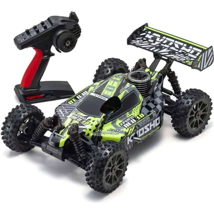 Kyosho - 1/8 GP 4WD RS INFERNO NEO 3.0 YELLOW T6 - Remote Control Racing Buggy