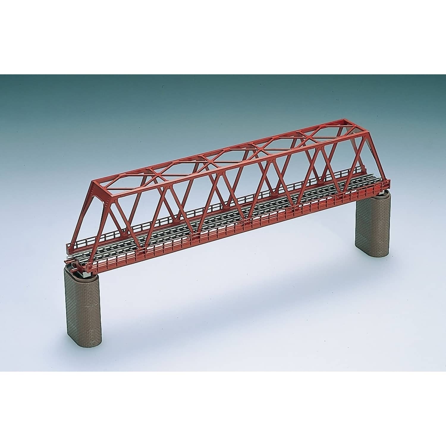 Tomix - Truss Bridge for Single Track Red N Scale - Model Railway Accessory