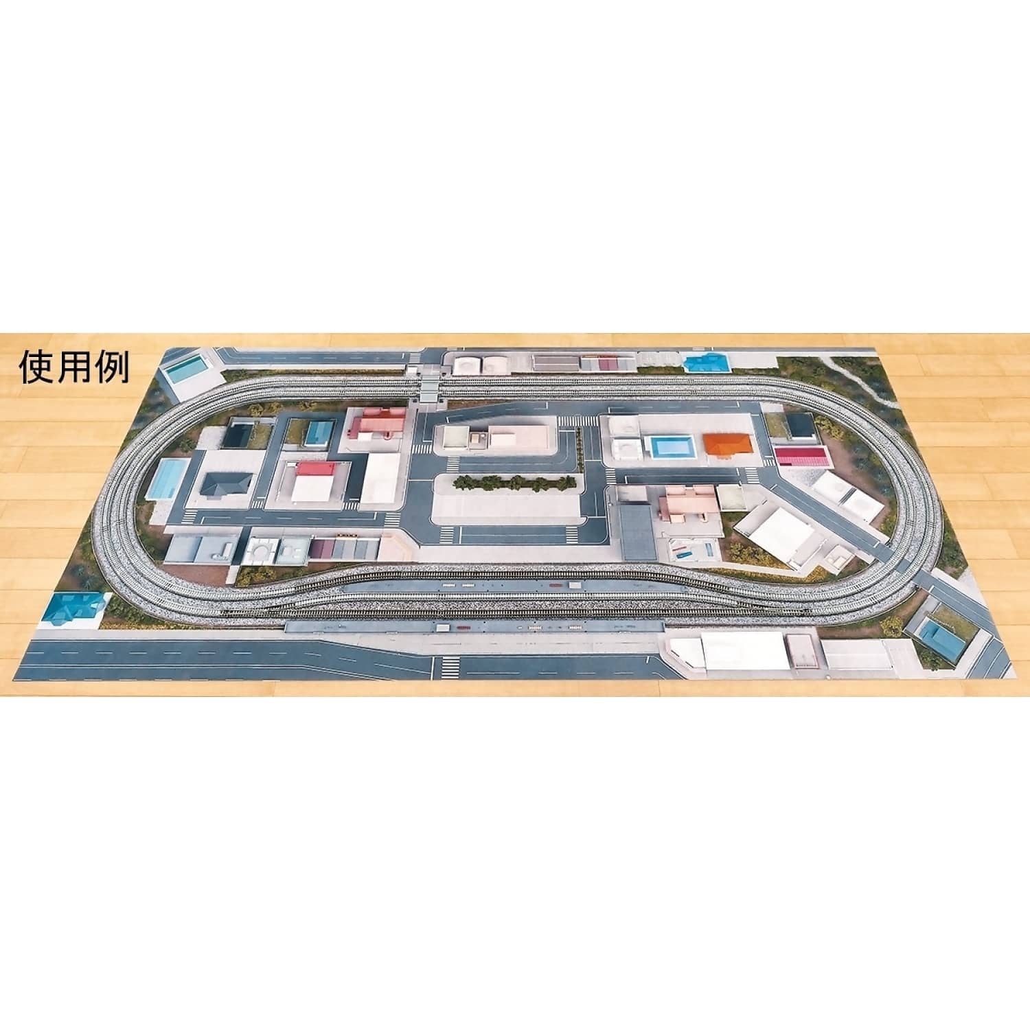 Tomix - Panorama Layout Mat Town N Scale - Model Railway Accessory - Image 2