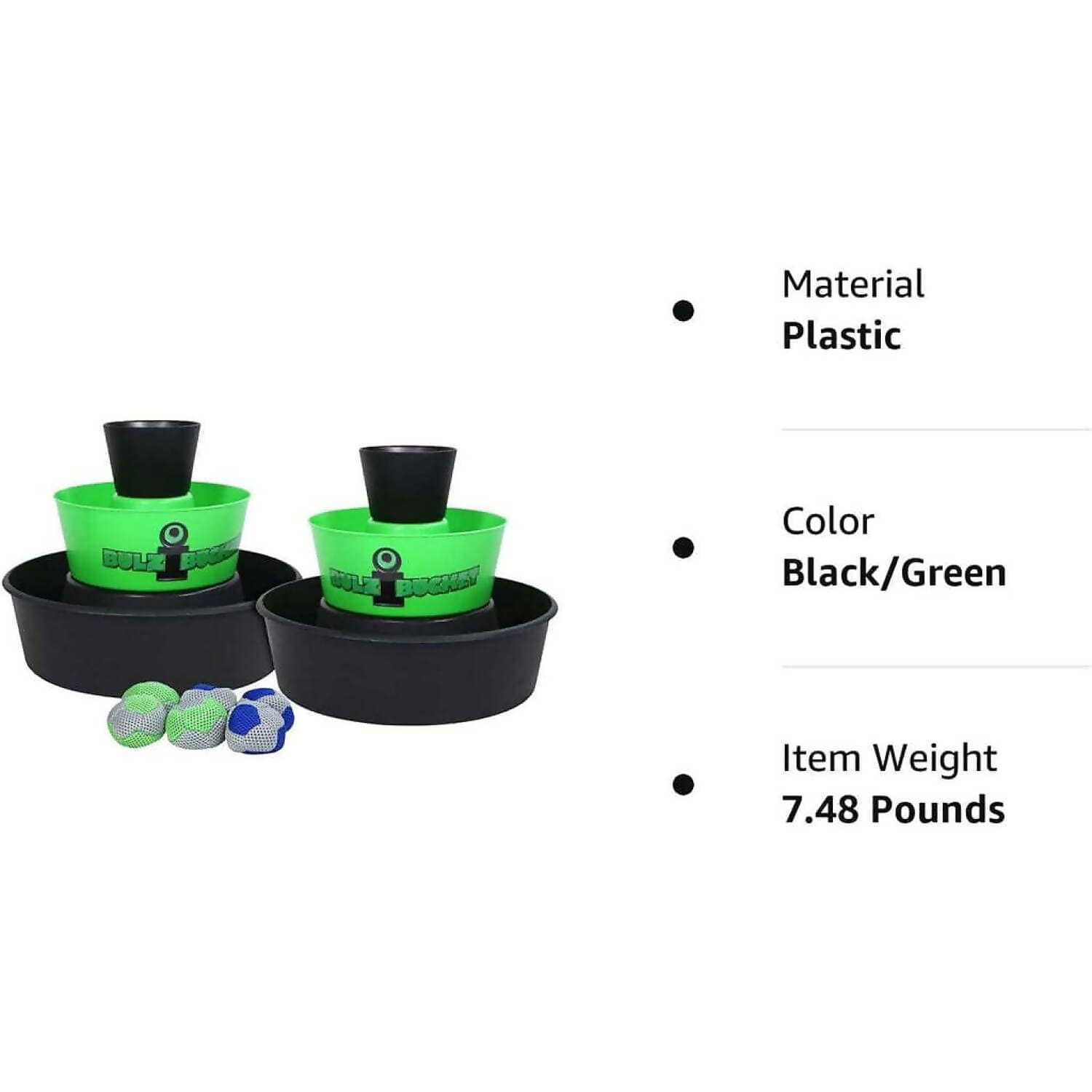 Instant Fun Sports - Bulzibucket Cornhole Green/black - Image 5