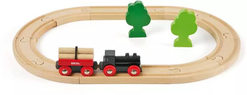 Brio Classic - Wooden Little Forest Train Set 18pce - Image 5