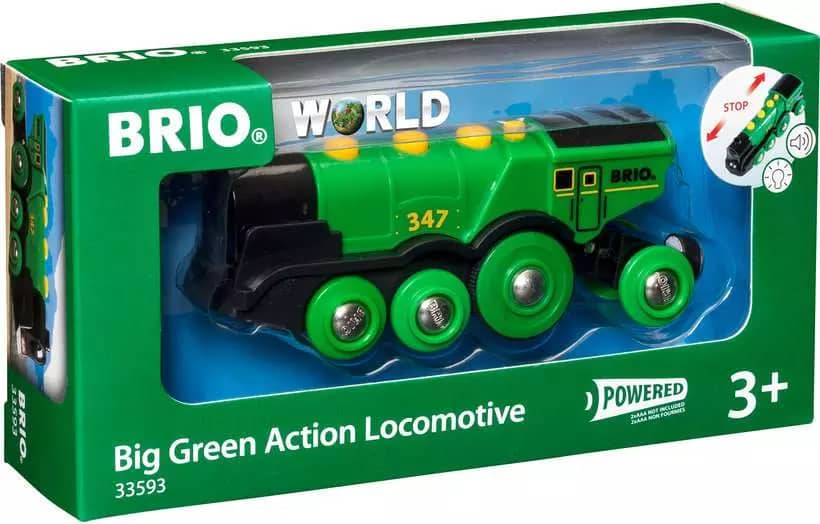Brio World - Big Green Action Locomotive Train - Image 3