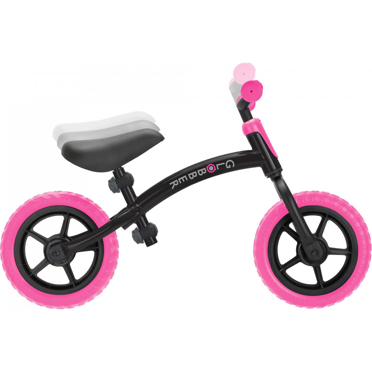 Globber - Go Bike Balance Bike For Toddlers - Neon Pink - Image 2