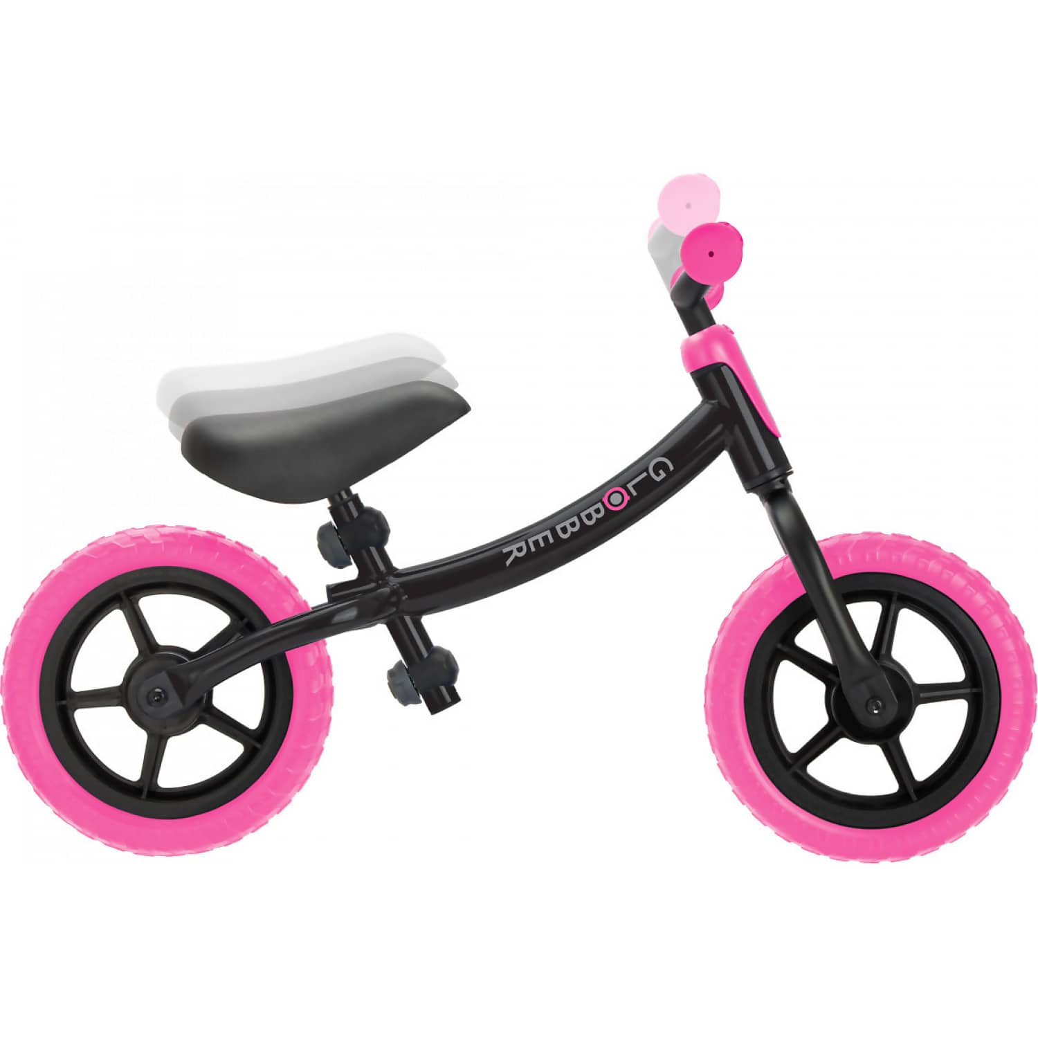 Globber - Go Bike Balance Bike For Toddlers - Neon Pink - Image 5