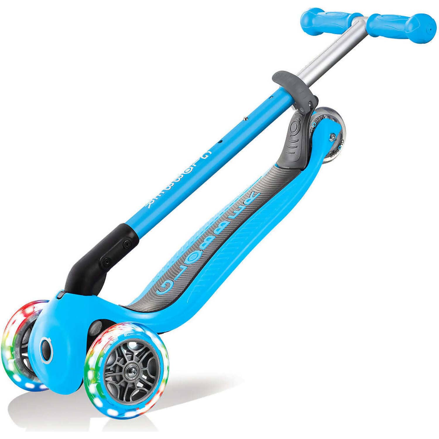 Globber - Primo Scooter Foldable Lights - Sky Blue - Image 4
