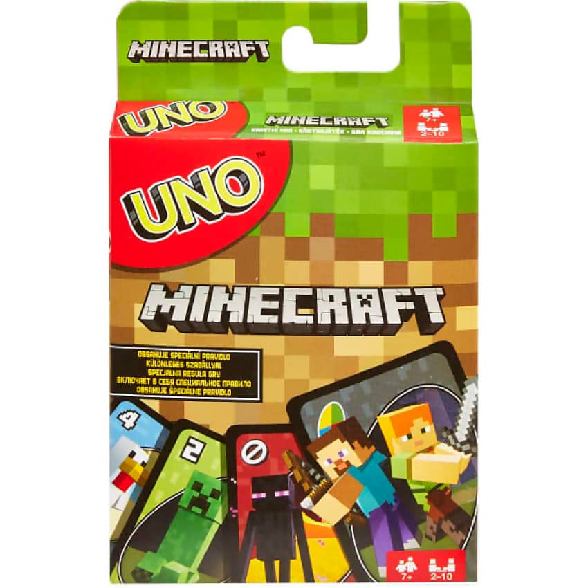 UNO - Minecraft Themed Matching Card Game - Mattel