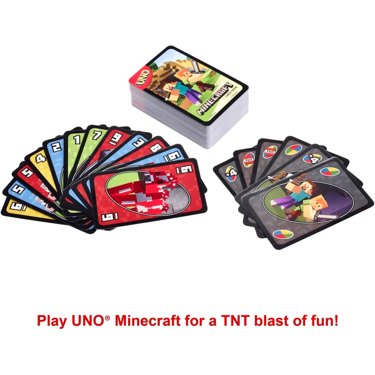 UNO - Minecraft Themed Matching Card Game - Mattel - Image 3