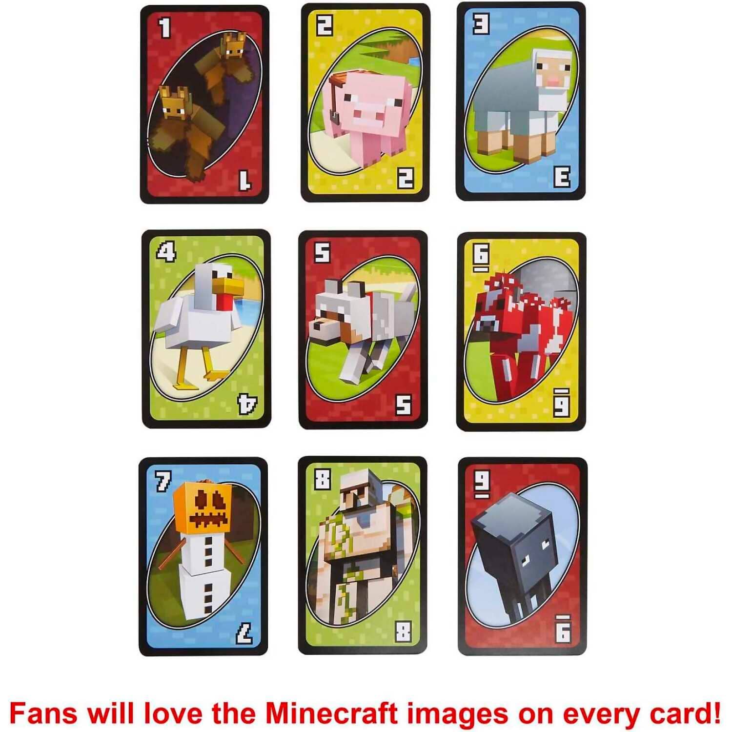 UNO - Minecraft Themed Matching Card Game - Mattel - Image 4