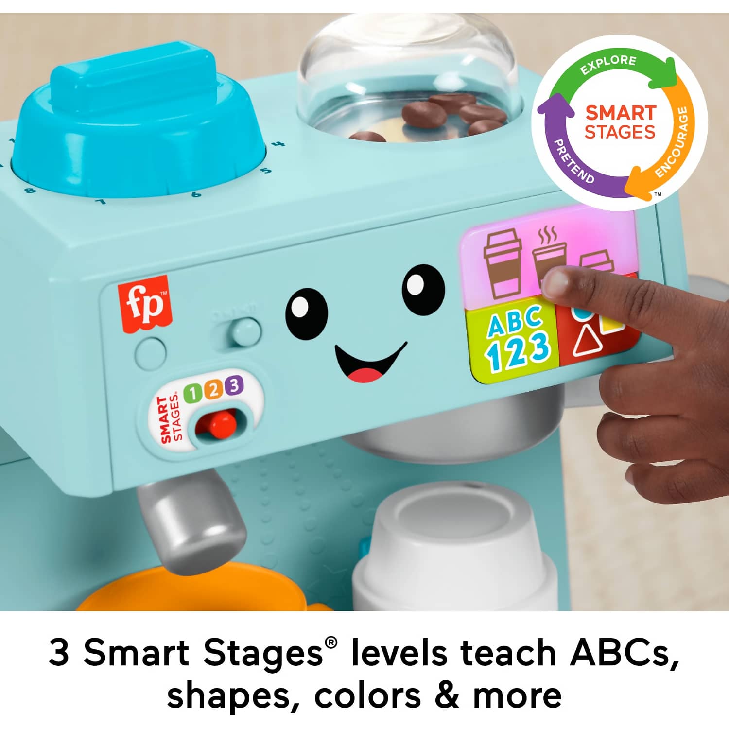 Fisher-Price - Laugh & Learn Learn & Serve Coffee Cafe - Mattel - Image 3