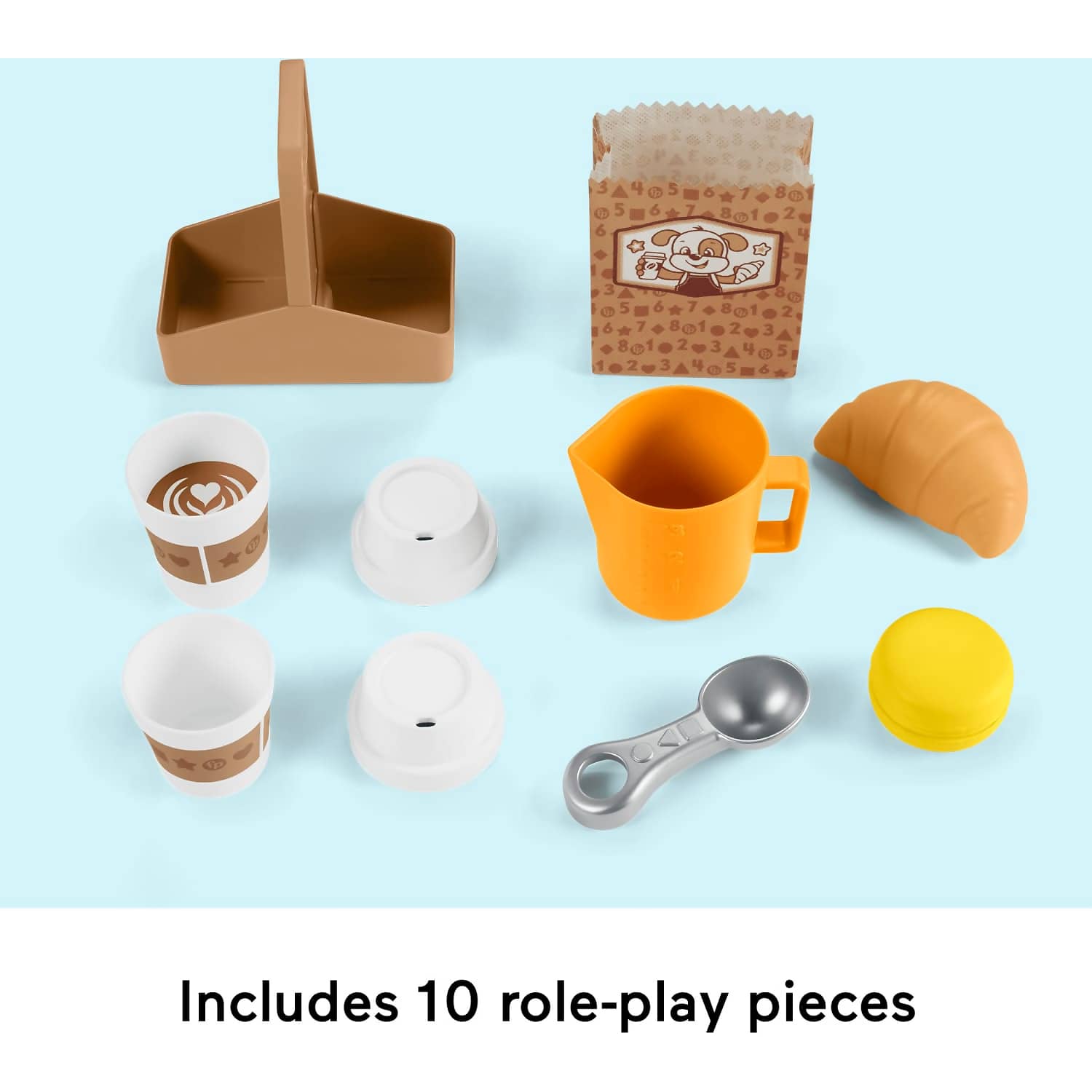 Fisher-Price - Laugh & Learn Learn & Serve Coffee Cafe - Mattel - Image 4