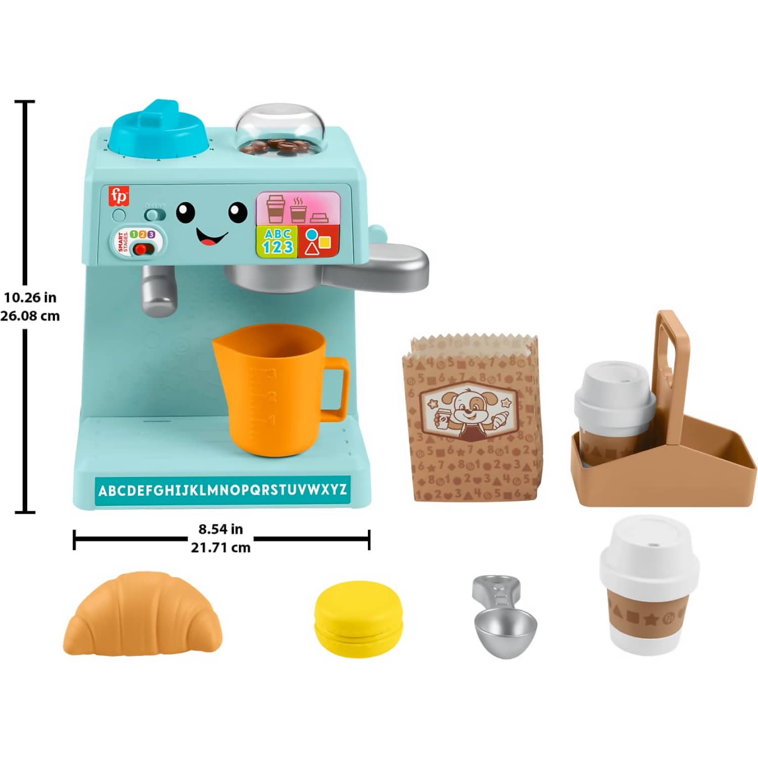 Fisher-Price - Laugh & Learn Learn & Serve Coffee Cafe - Mattel - Image 5