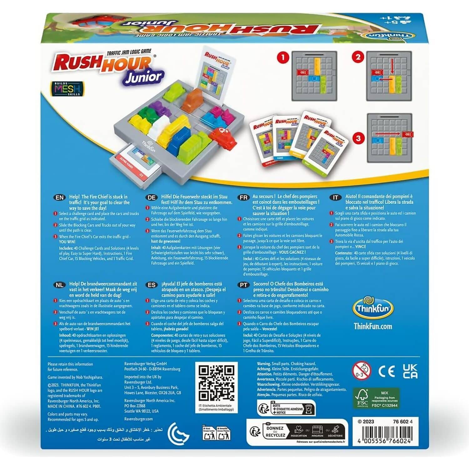 Thinkfun - Rush Hour Junior Logic Game - Image 3
