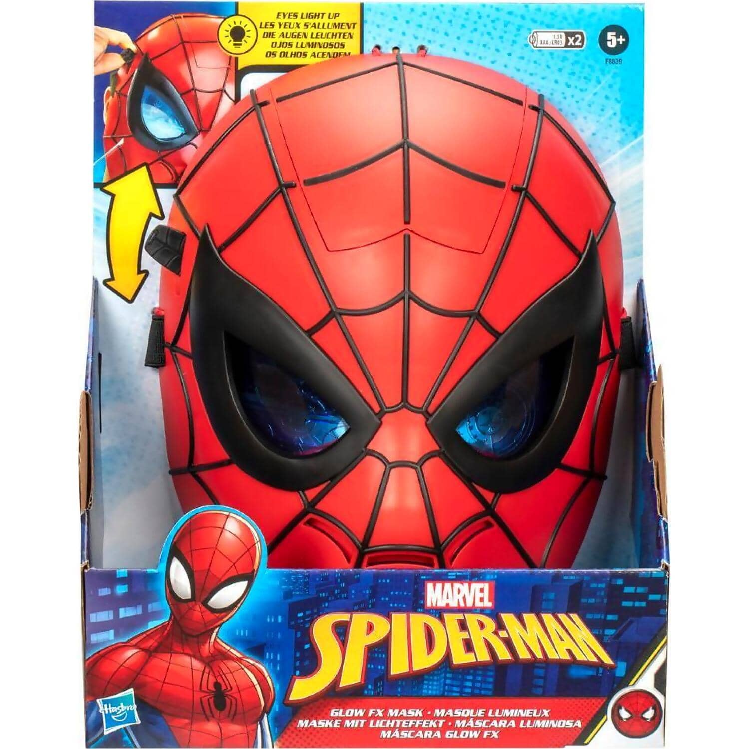 Marvel - Spider-Man Glow FX Mask Role Play Toy