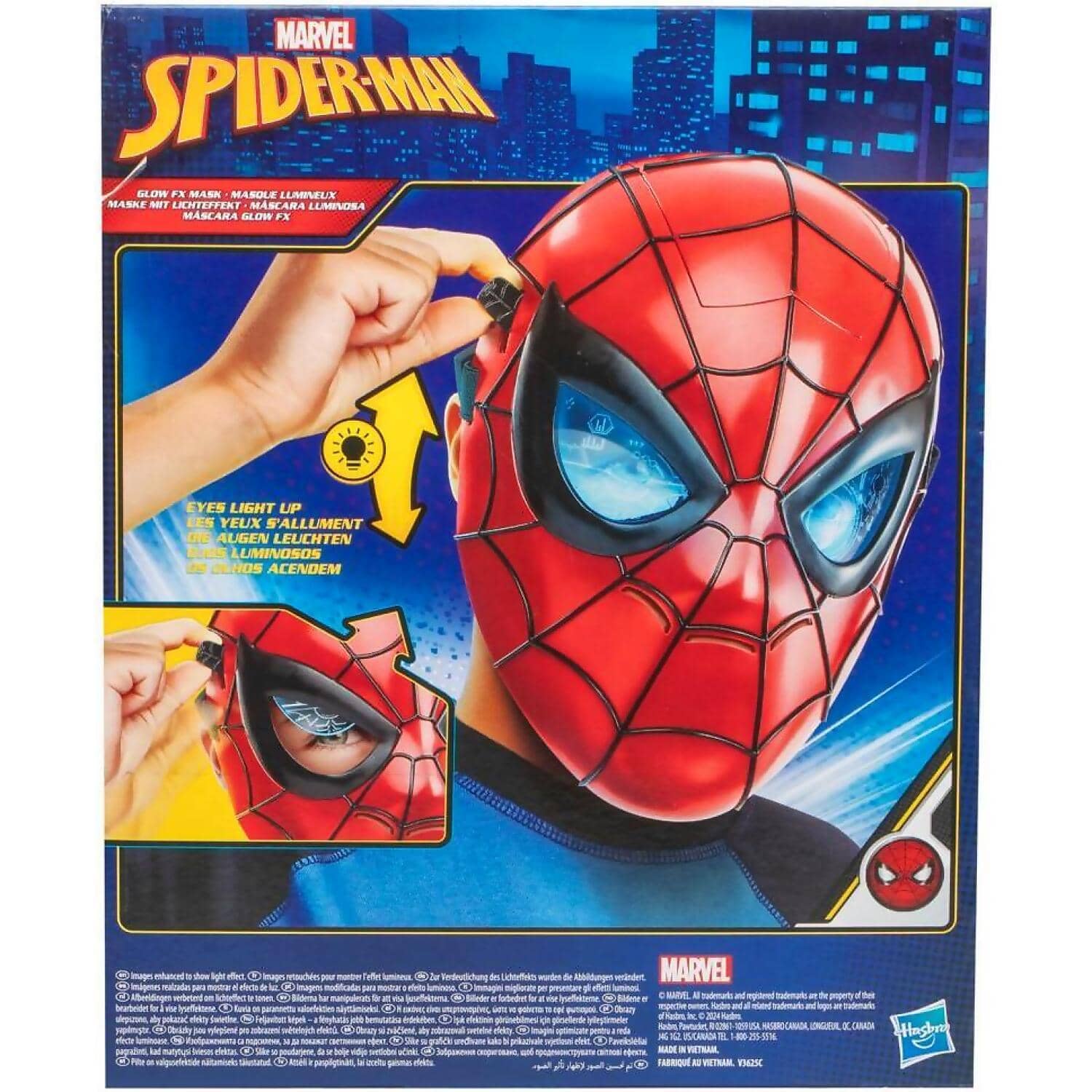 Marvel - Spider-Man Glow FX Mask Role Play Toy - Image 3