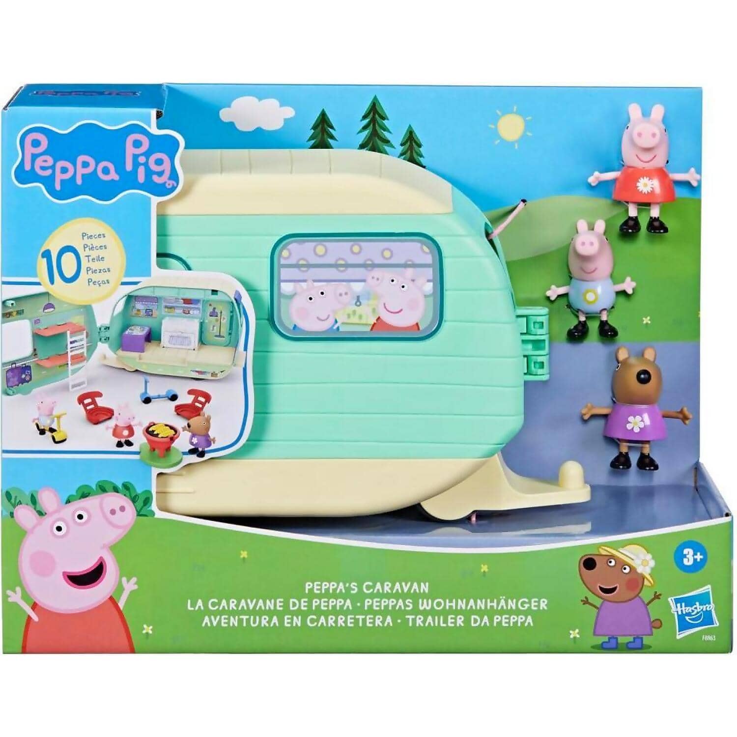 Peppa Pig - Peppa's Caravan Playset - Hasbro