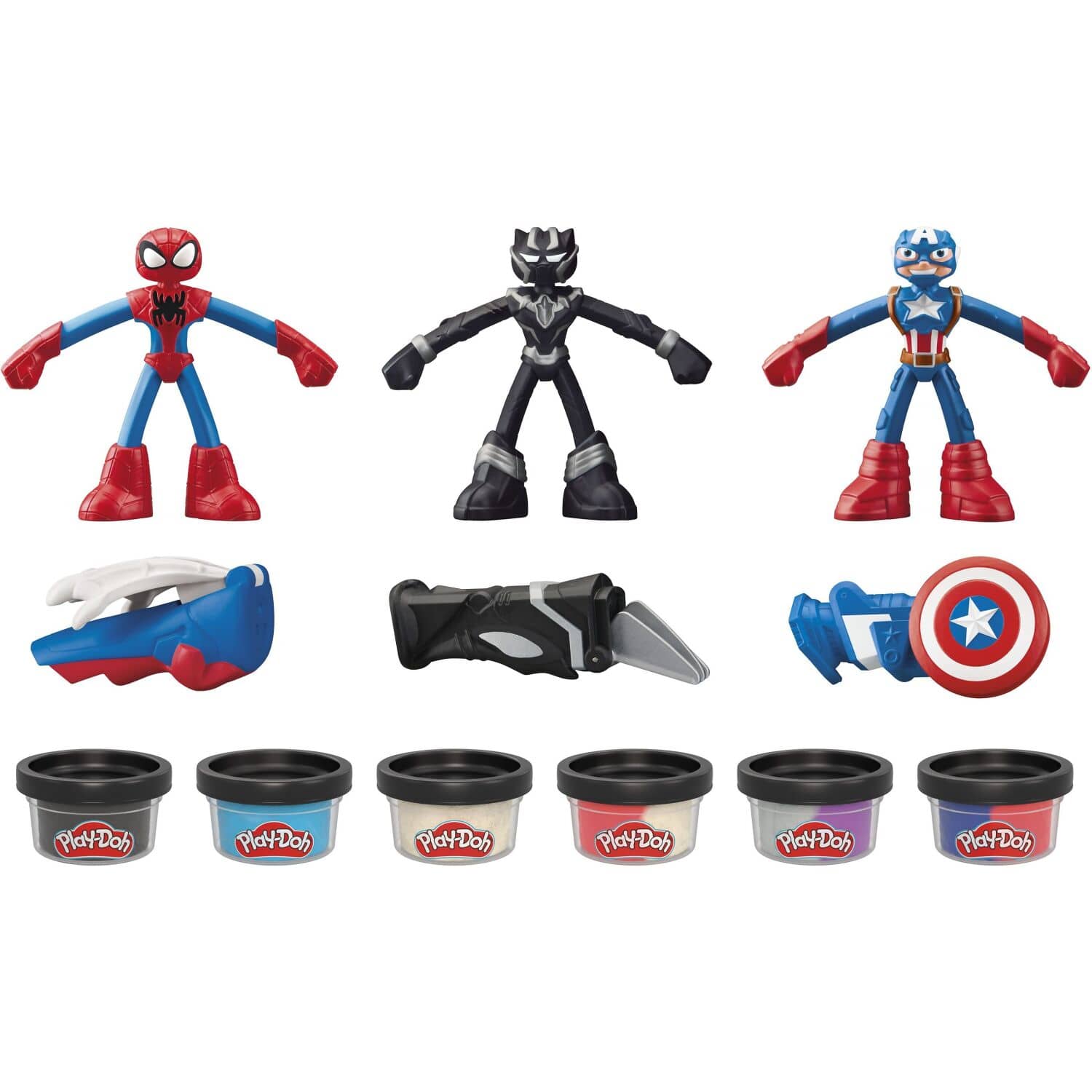 Play-Doh - Marvel Hero Adventure Playset With 3 Marvel Action Figures And Accessories - Hasbro - Image 3