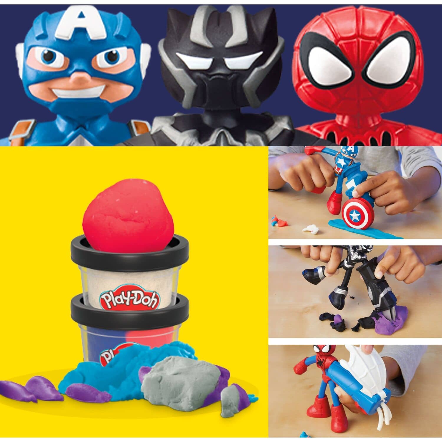 Play-Doh - Marvel Hero Adventure Playset With 3 Marvel Action Figures And Accessories - Hasbro - Image 5