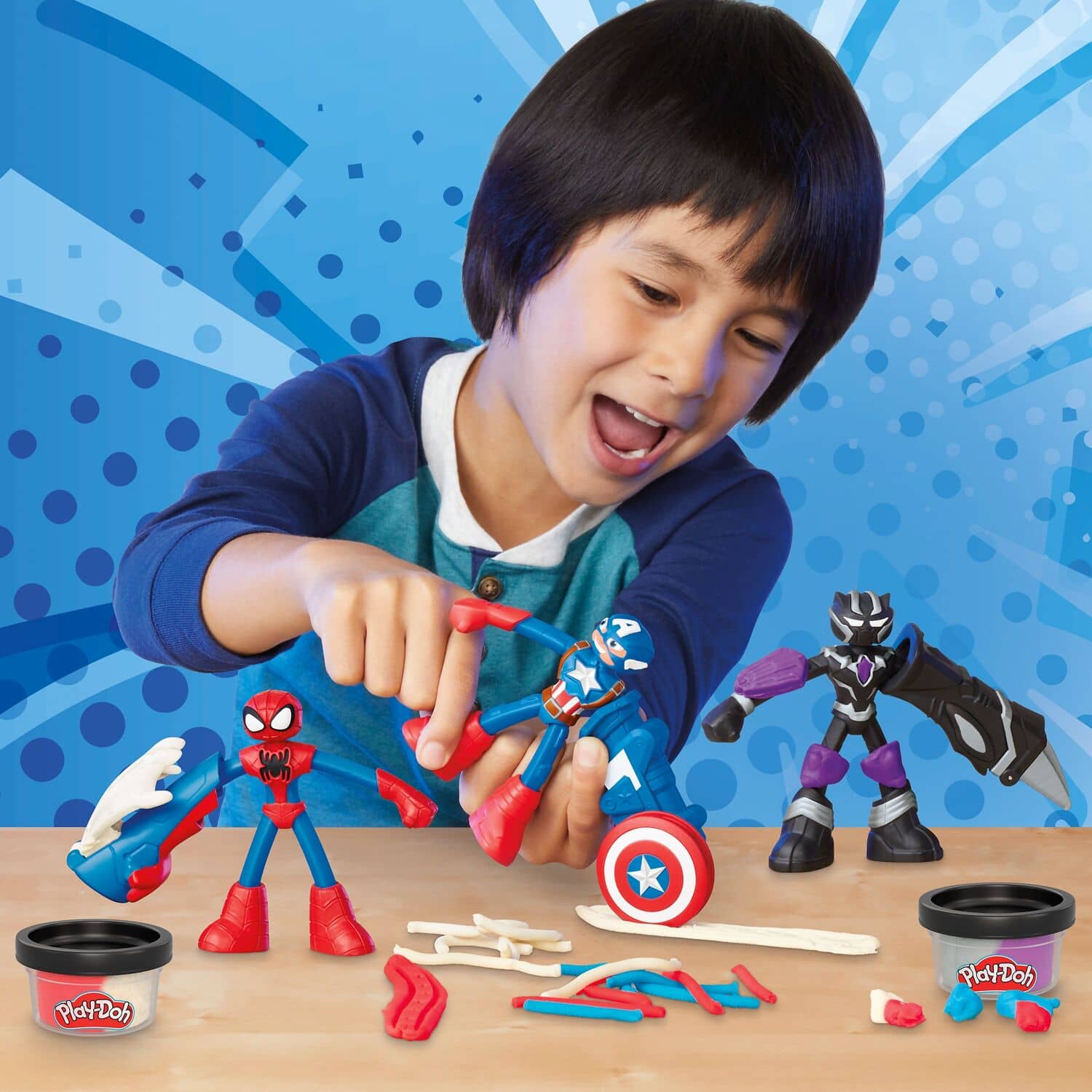 Play-Doh - Marvel Hero Adventure Playset With 3 Marvel Action Figures And Accessories - Hasbro - Image 7