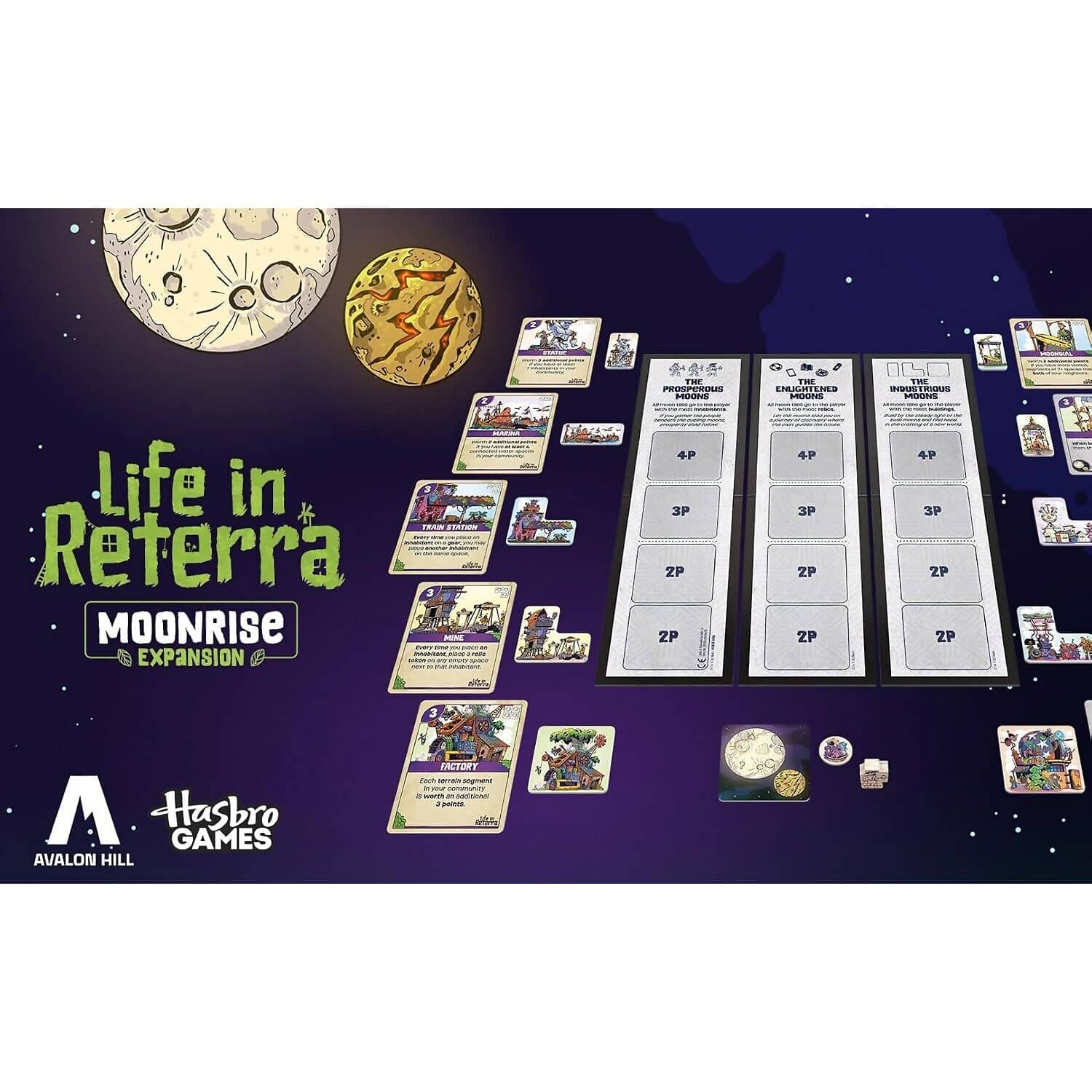 Avalon Hill - Life In Reterra Moonrise Game Expansion - Hasbro Games - Image 3