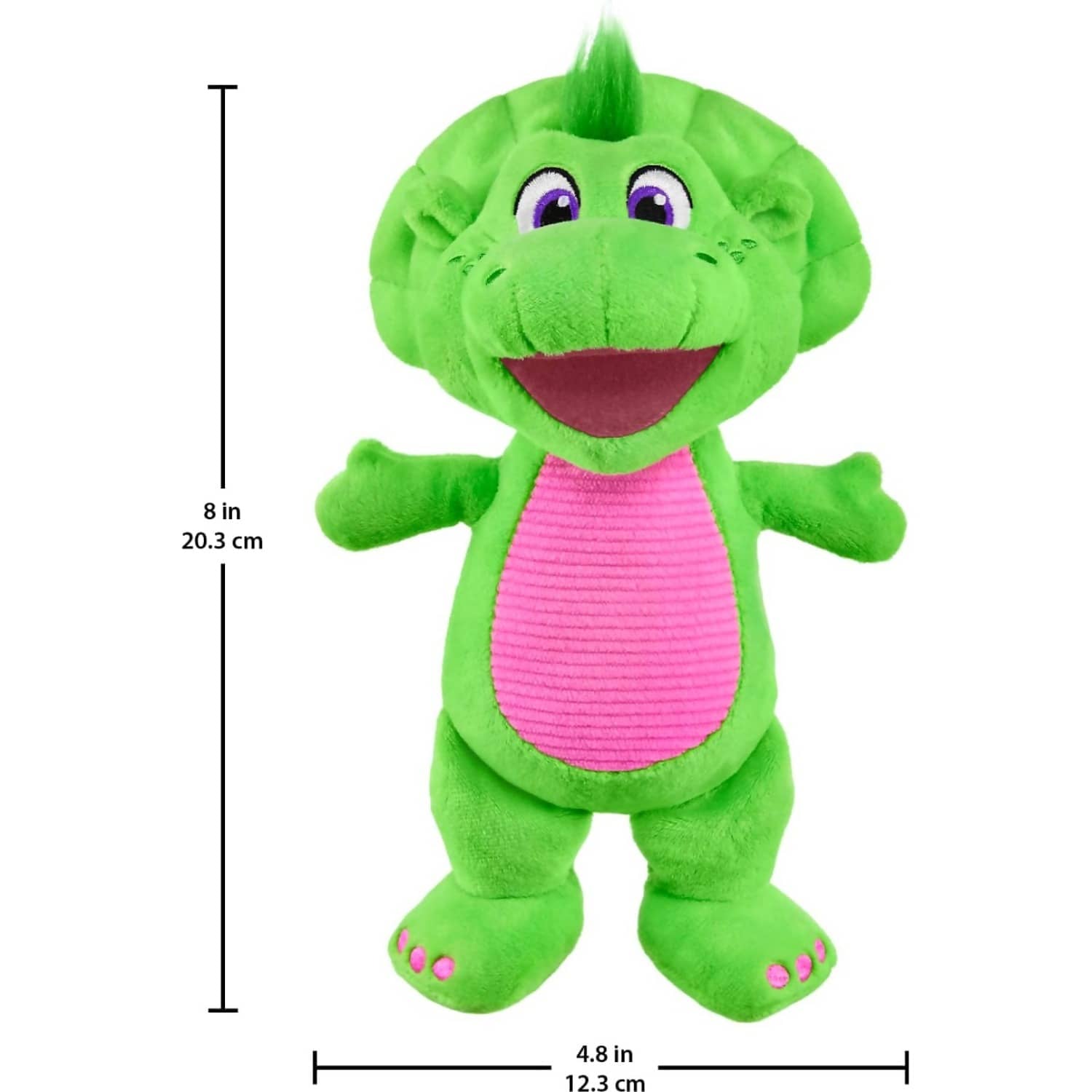 Fisher-Price - Barney's World 8-inch Plush Baby Bop Toy Dinosaur - Mattel - Image 6