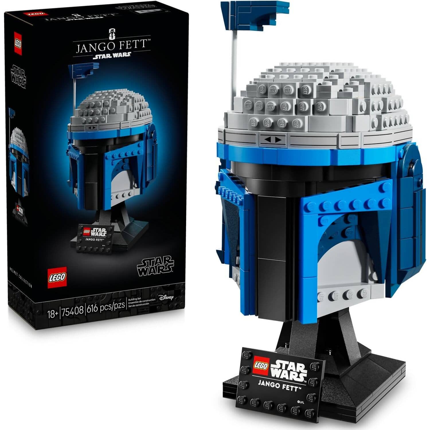 LEGO 75408 Jango Fett Helmet - Star Wars