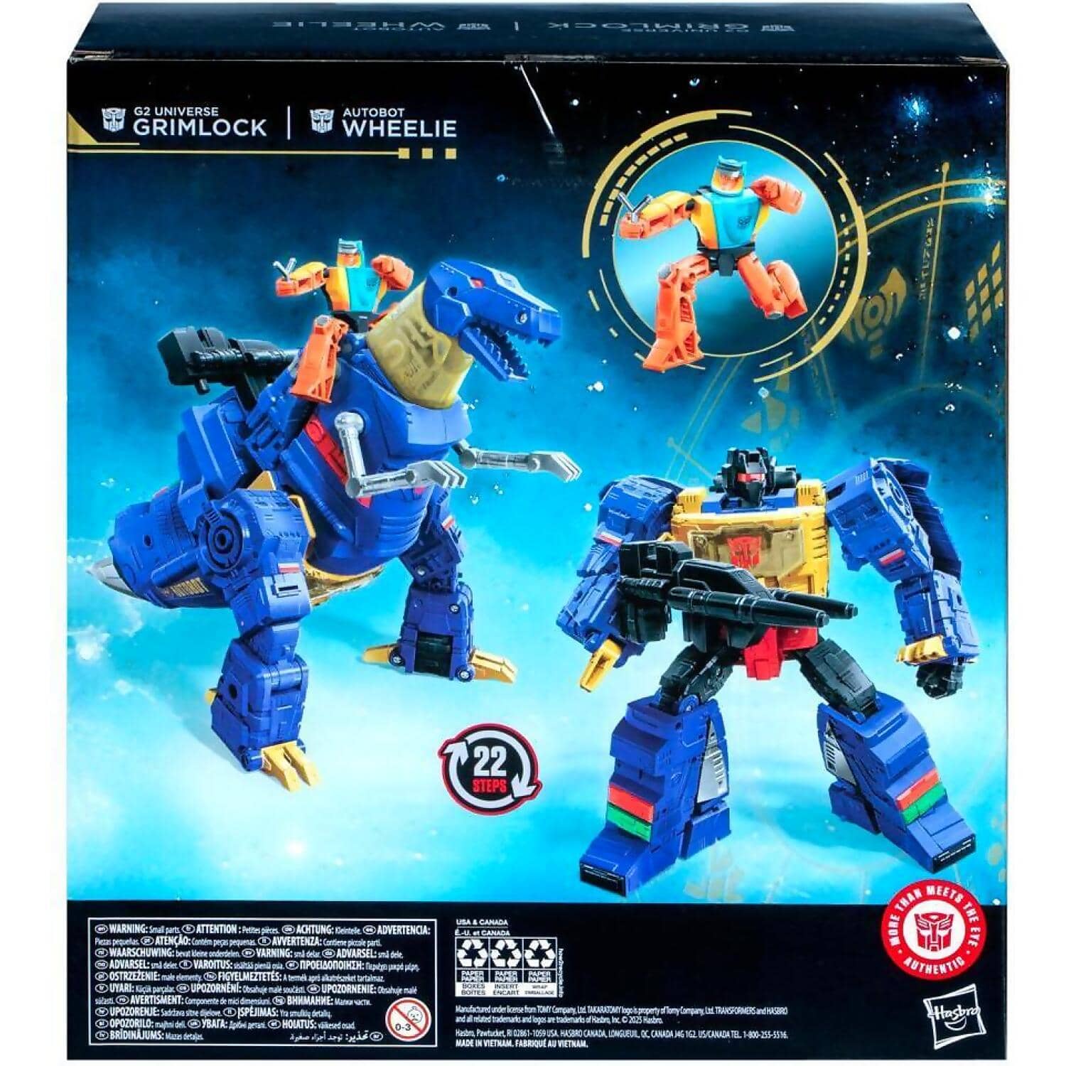 Transformers - Age Of The Primes Leader Class G2 Universe Grimlock Autobot Wheelie 7.5-inch Action Figure - Hasbro - Image 2