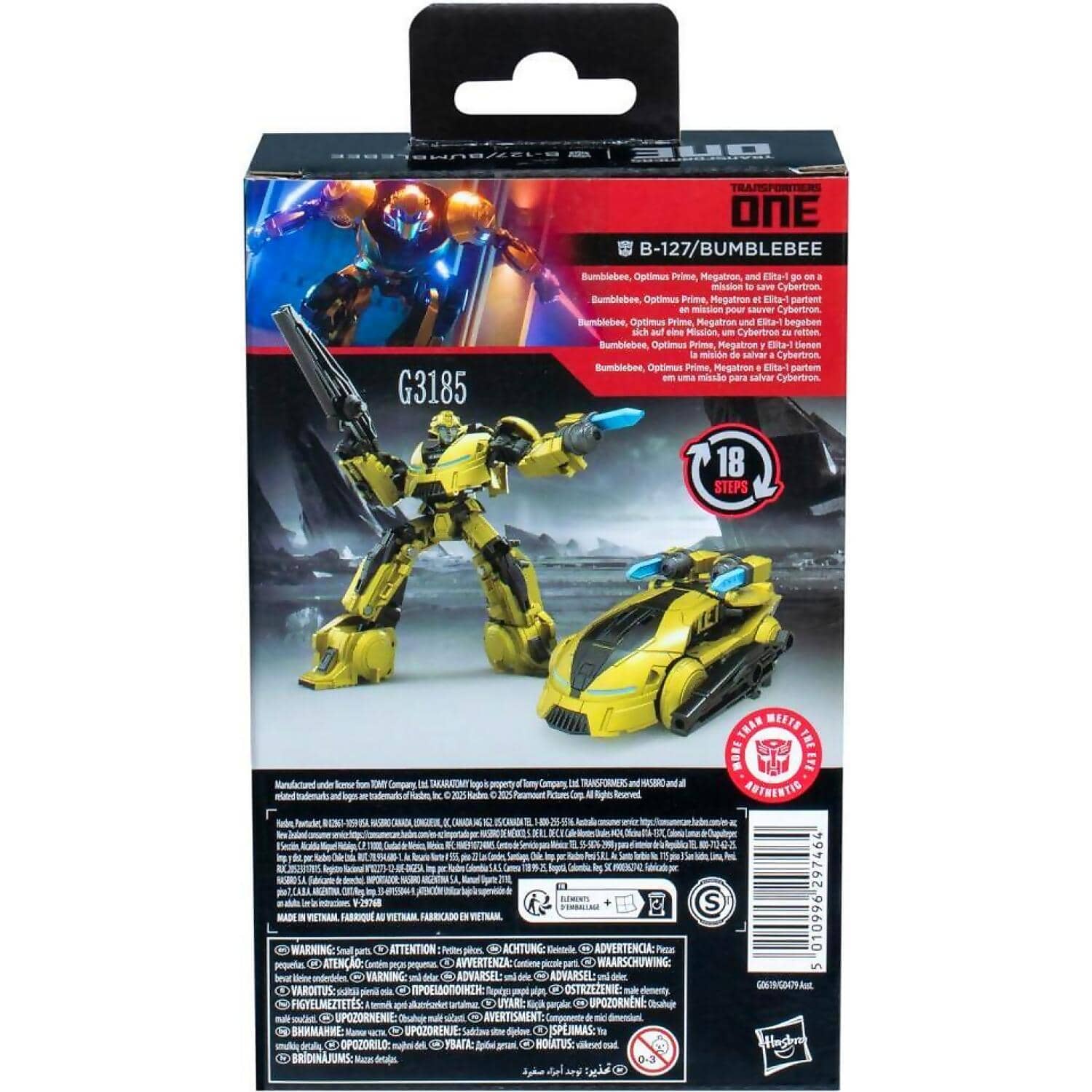 Transformers - Studio Series Deluxe Class Transformers One Bumblebee (B-127) 4.5-inch Action Figure - Hasbro - Image 3