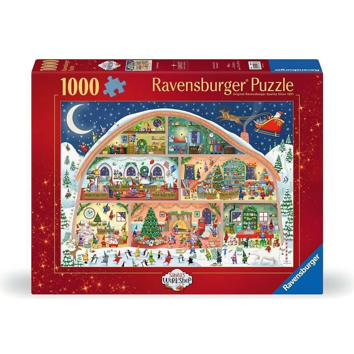 Ravensburger - Santa's Workshop Jigsaw Puzzle 1000pc