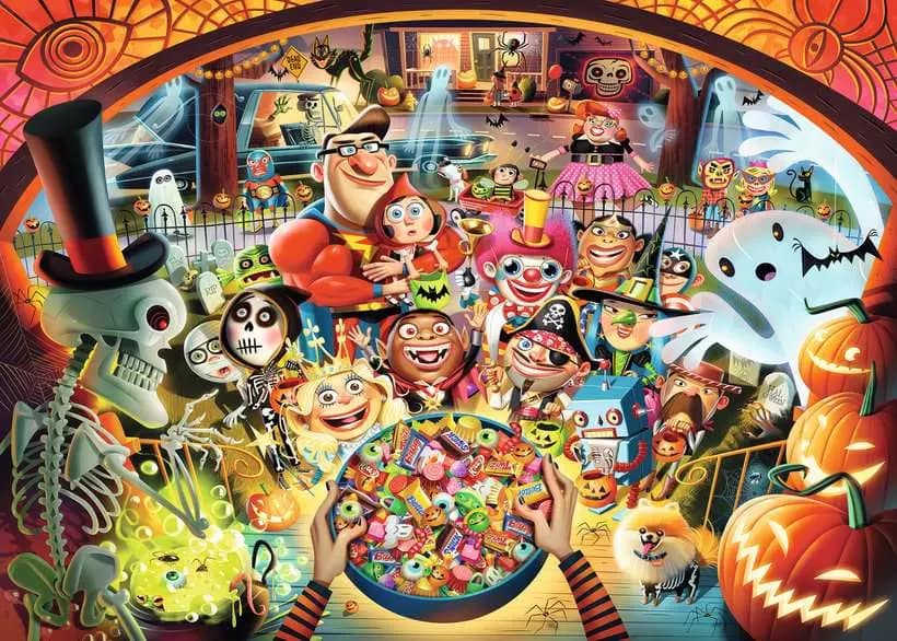 Ravensburger - Dean Macadam: Trick Or Treat Jigsaw Puzzle 1000pc - Image 2