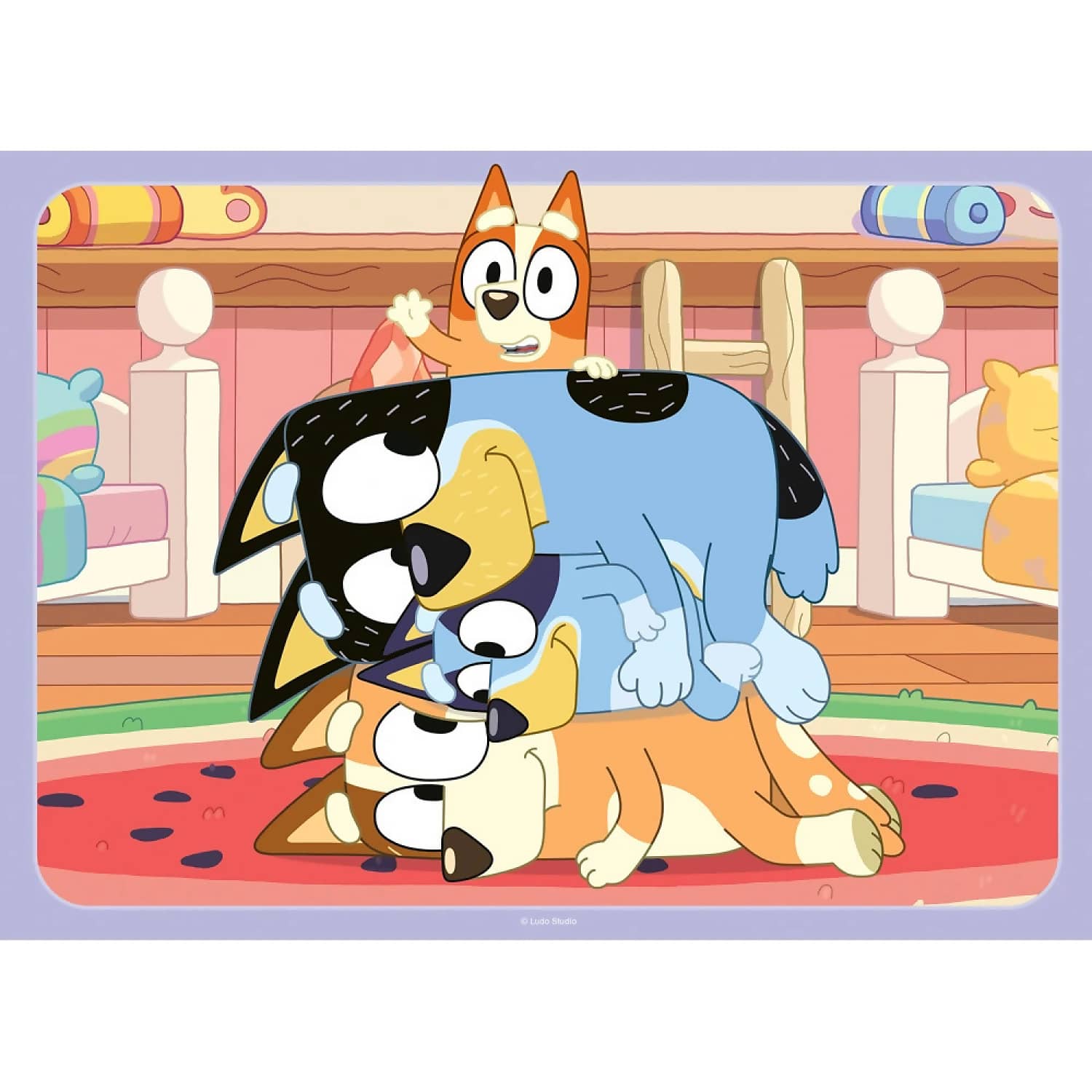 Ravensburger - Bluey And Friends Gotta Be Done! Bumper Pack Jigsaw Puzzle 4 X 42pc - Image 3
