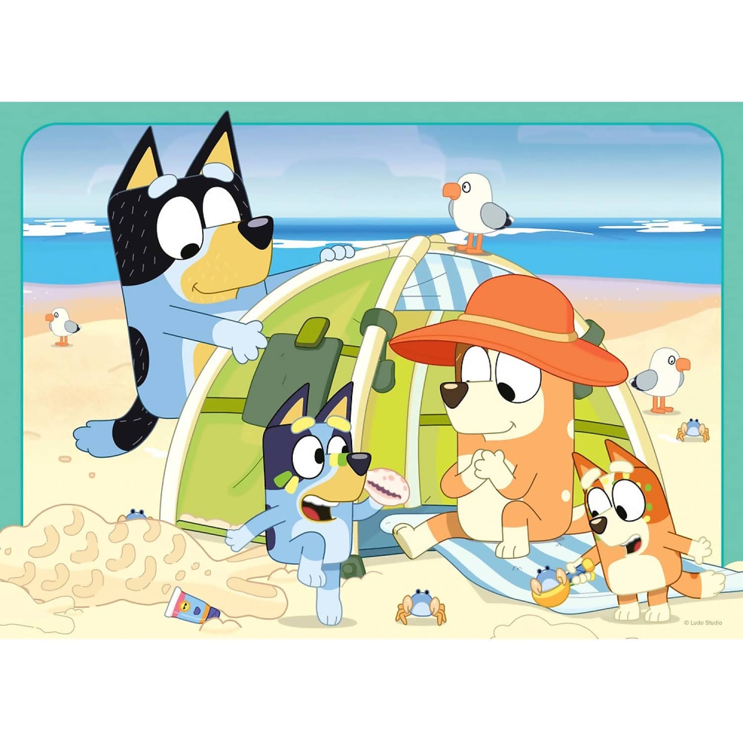 Ravensburger - Bluey And Friends Gotta Be Done! Bumper Pack Jigsaw Puzzle 4 X 42pc - Image 4