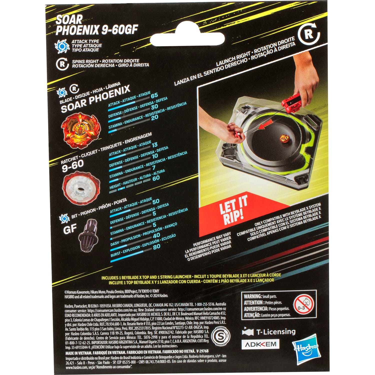 Beyblade X - Soar Phoenix 9-60gf Deluxe String Launcher Set - Image 4