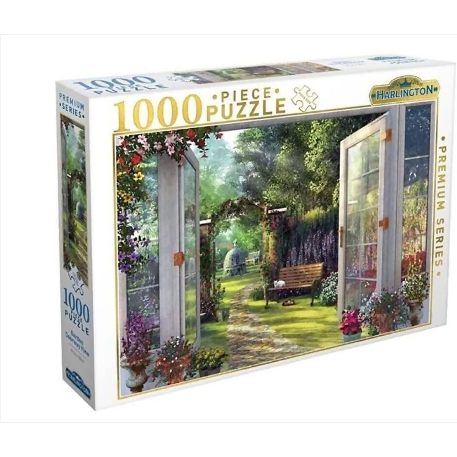Harlington - Garden Doorway View Jigsaw Puzzle 1000pc