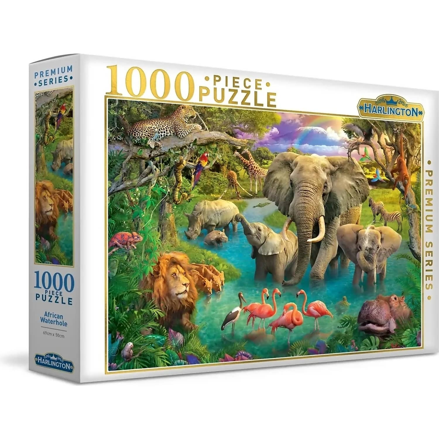 Harlington - African Waterhole Jigsaw Puzzle 1000pc