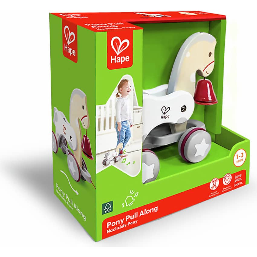 Hape - Pony Pull Along Wooden Toy