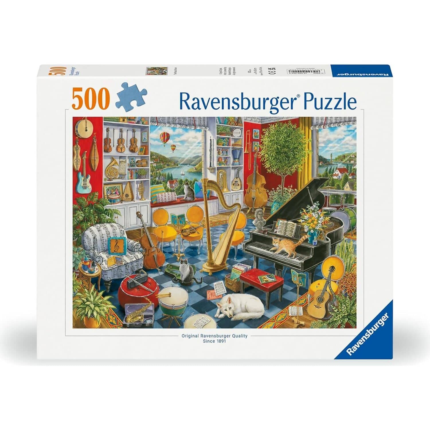 Ravensburger - Ingrid Slyder: The Music Room Jigsaw Puzzle 500pc