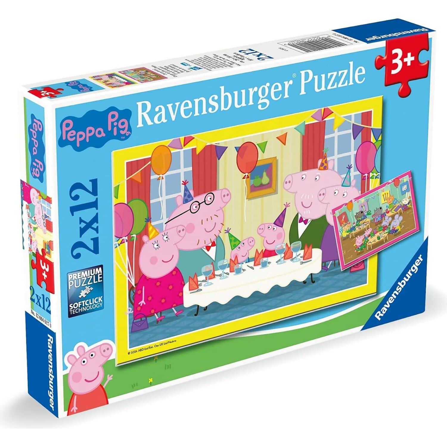 Ravensburger - Peppa Pig It's Party Time! Jigsaw Puzzle 2 X 24pc - Image 2