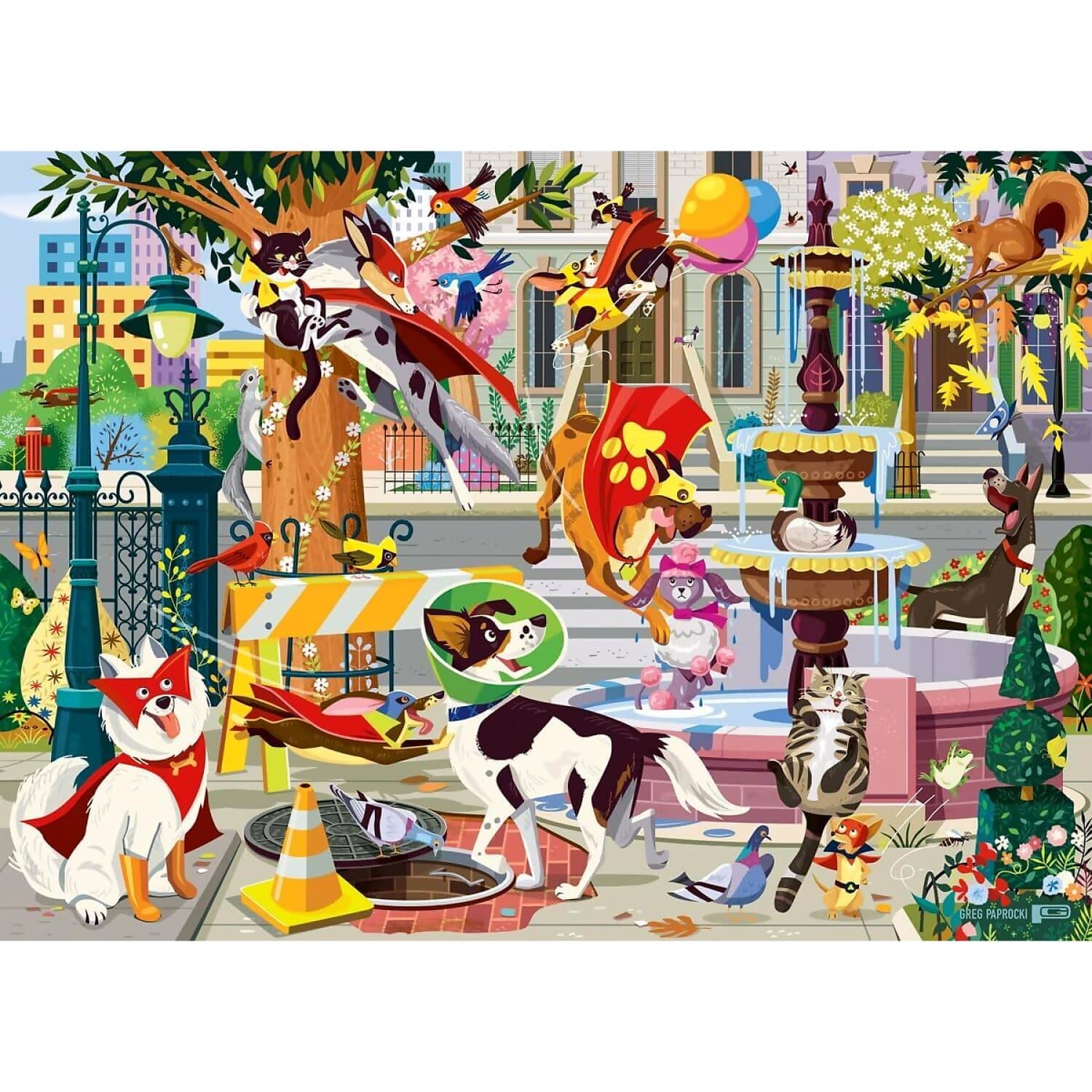 Ravensburger - Greg Paprocki: Super Dogs To The rescue Jigsaw Puzzle 60pc - Image 2