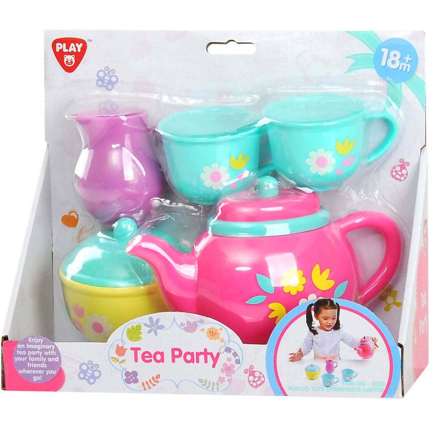 Playgo Toys Ent. Ltd.- Tea Party Set Role Play - Image 2