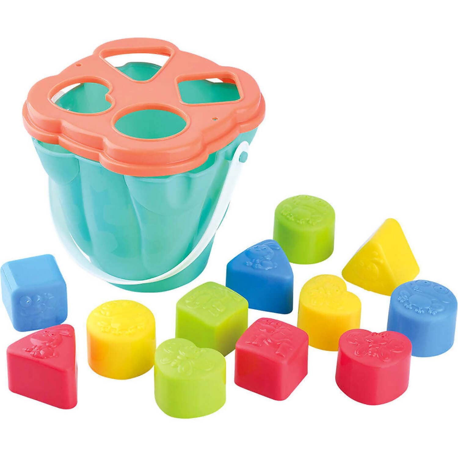 Playgo Toys Ent. Ltd. - Shape Sorting Bucket 12 Piece - Image 2