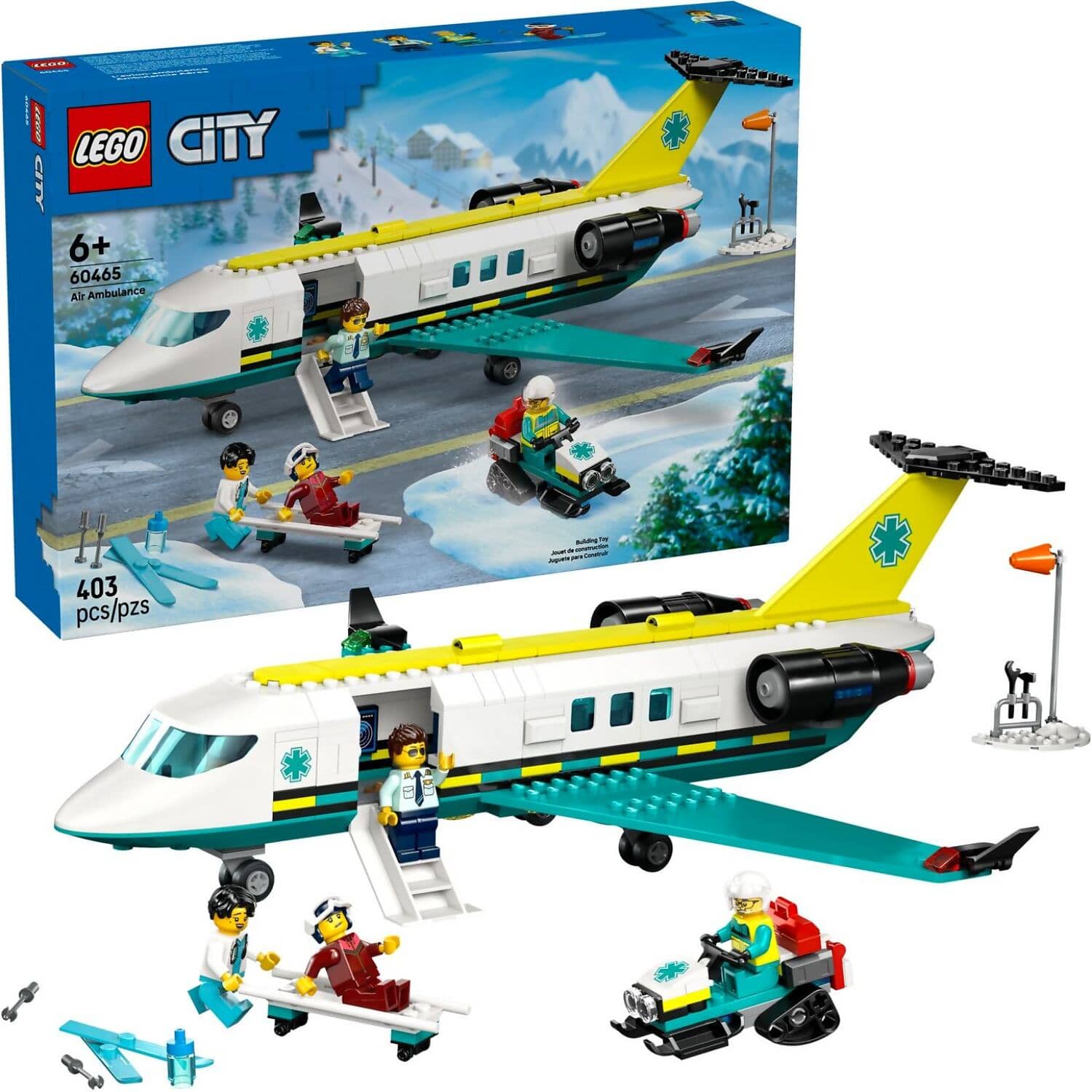 LEGO 60465 Emergency Air Ambulance Airplane - City