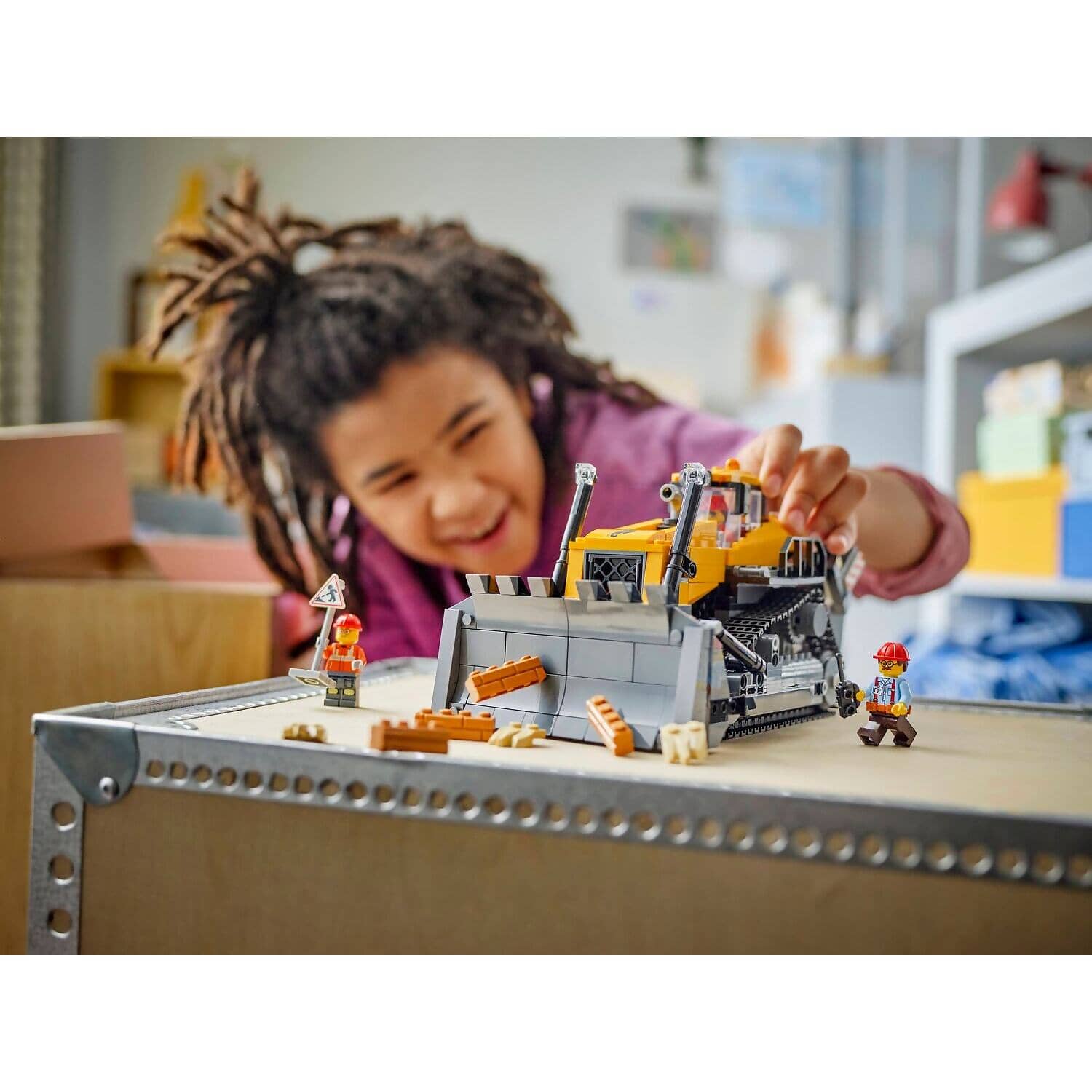 LEGO 60466 Yellow Bulldozer - City - Image 7