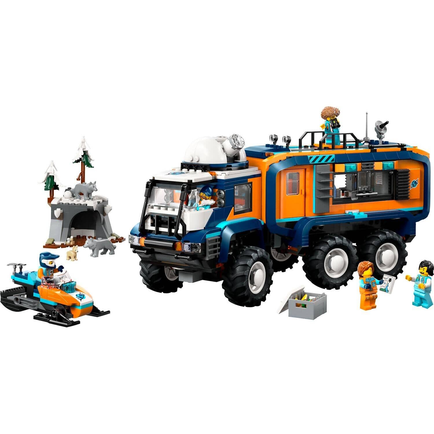 LEGO 60471 Arctic Explorer Science Lab Truck - City - Image 2
